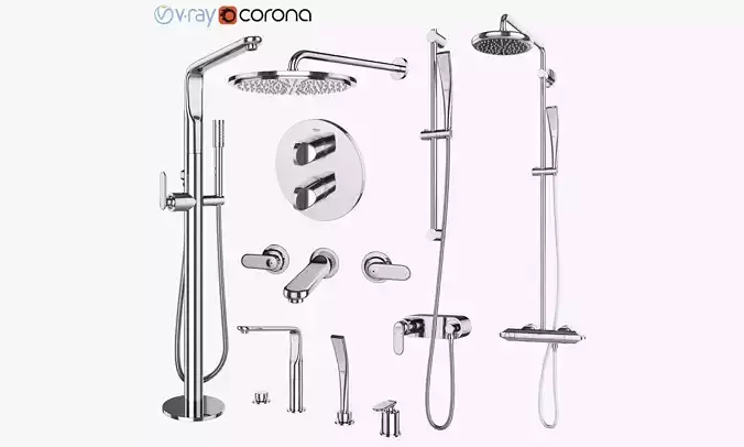 Faucets and shower systems GROHE Veris set 69
