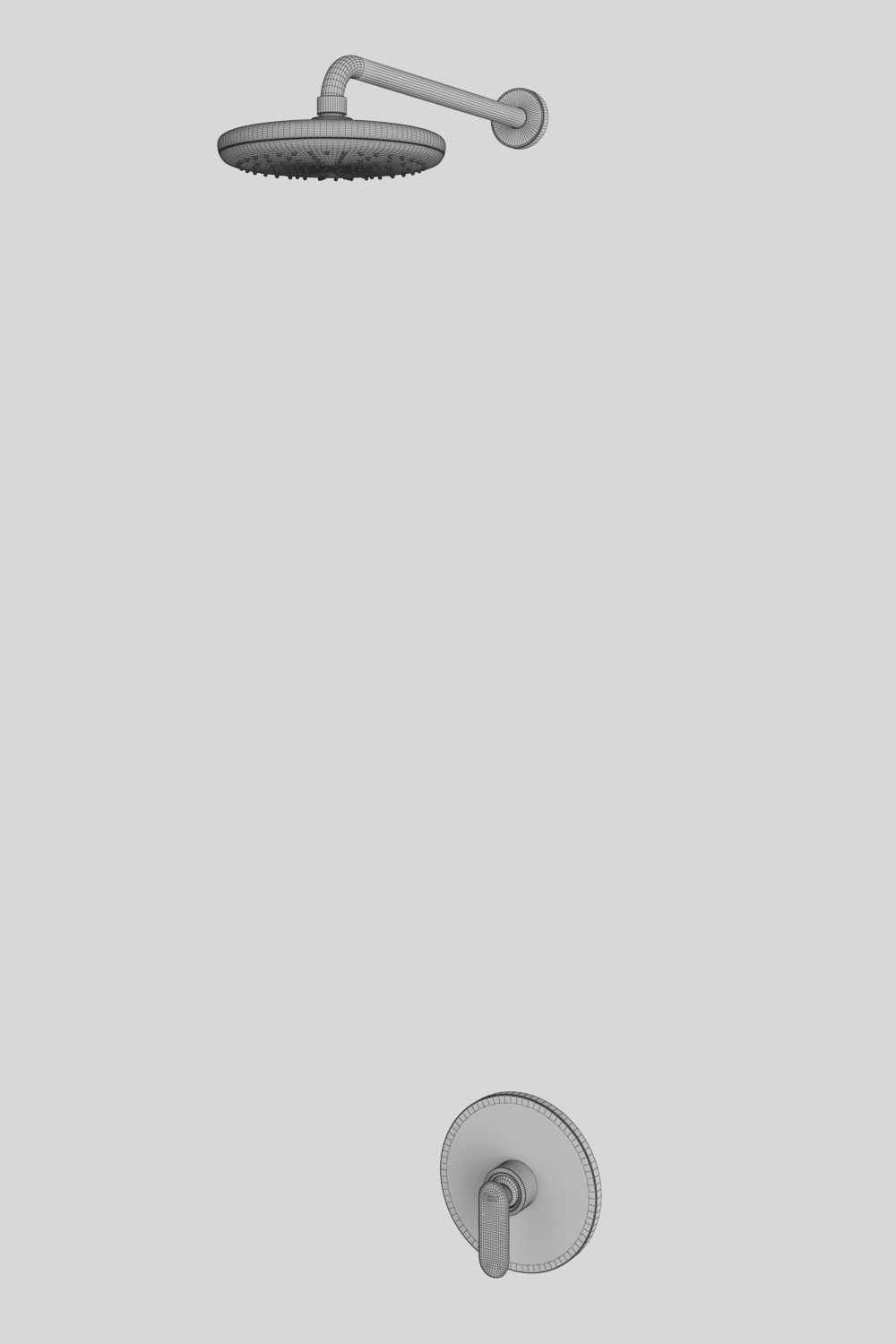 Faucets and shower systems GROHE Veris set 70 3D model_15