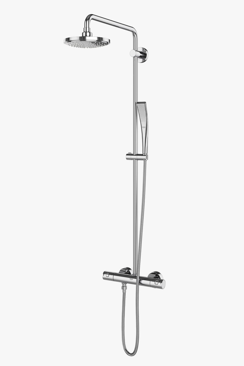 Faucets and shower systems GROHE Veris set 70 3D model_9