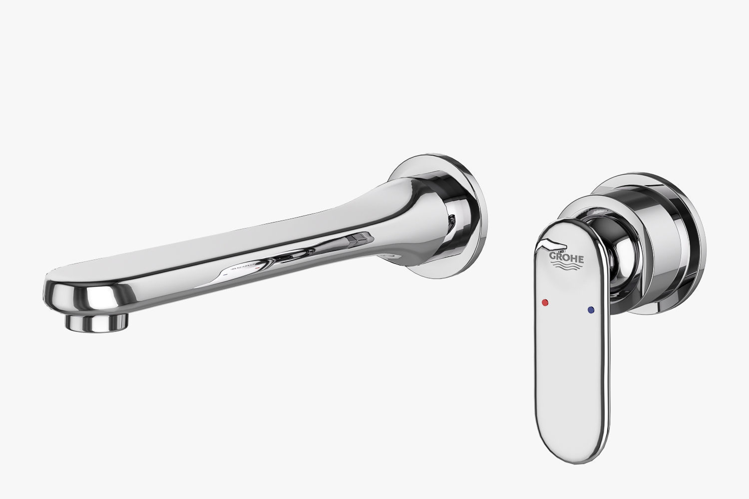 Faucets and shower systems GROHE Veris set 70 3D model_5
