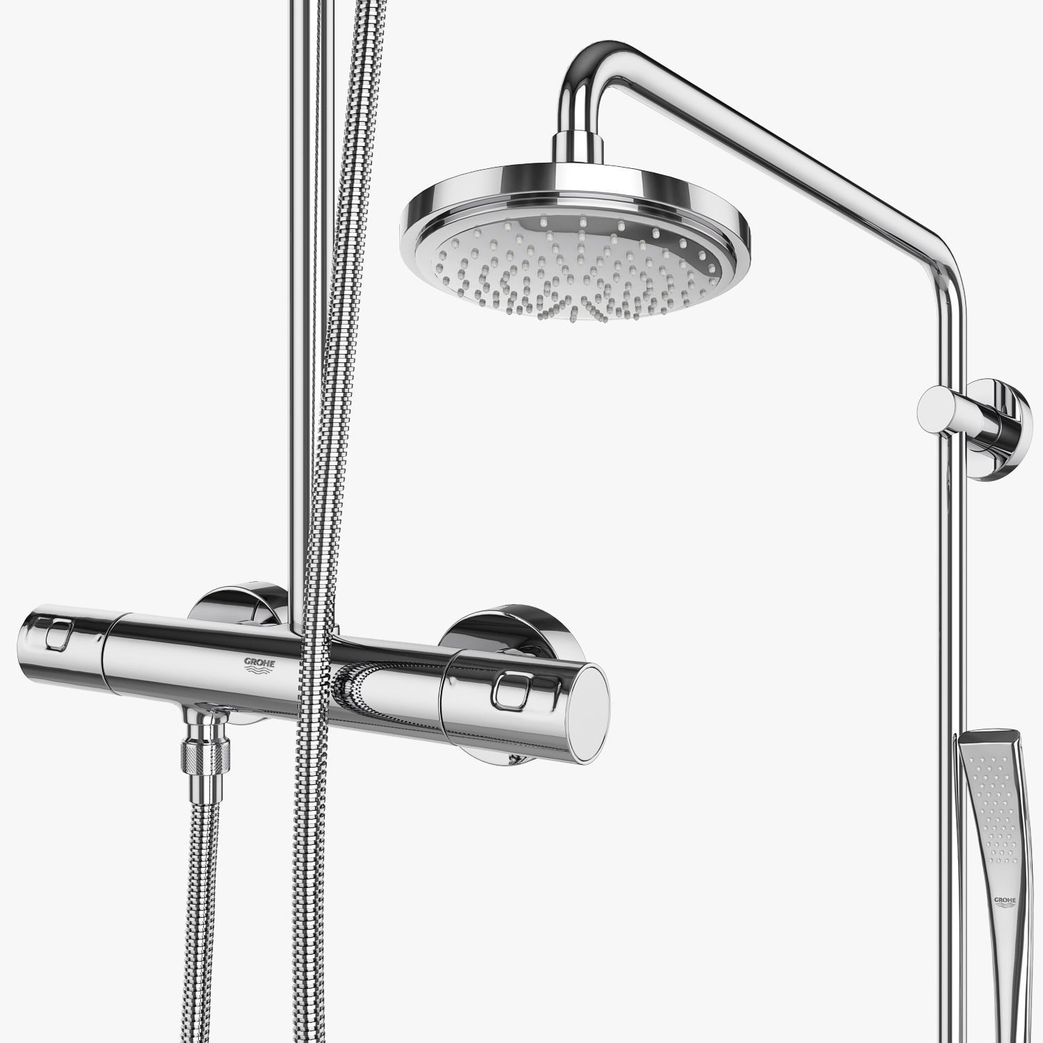 Faucets and shower systems GROHE Veris set 70 3D model_2