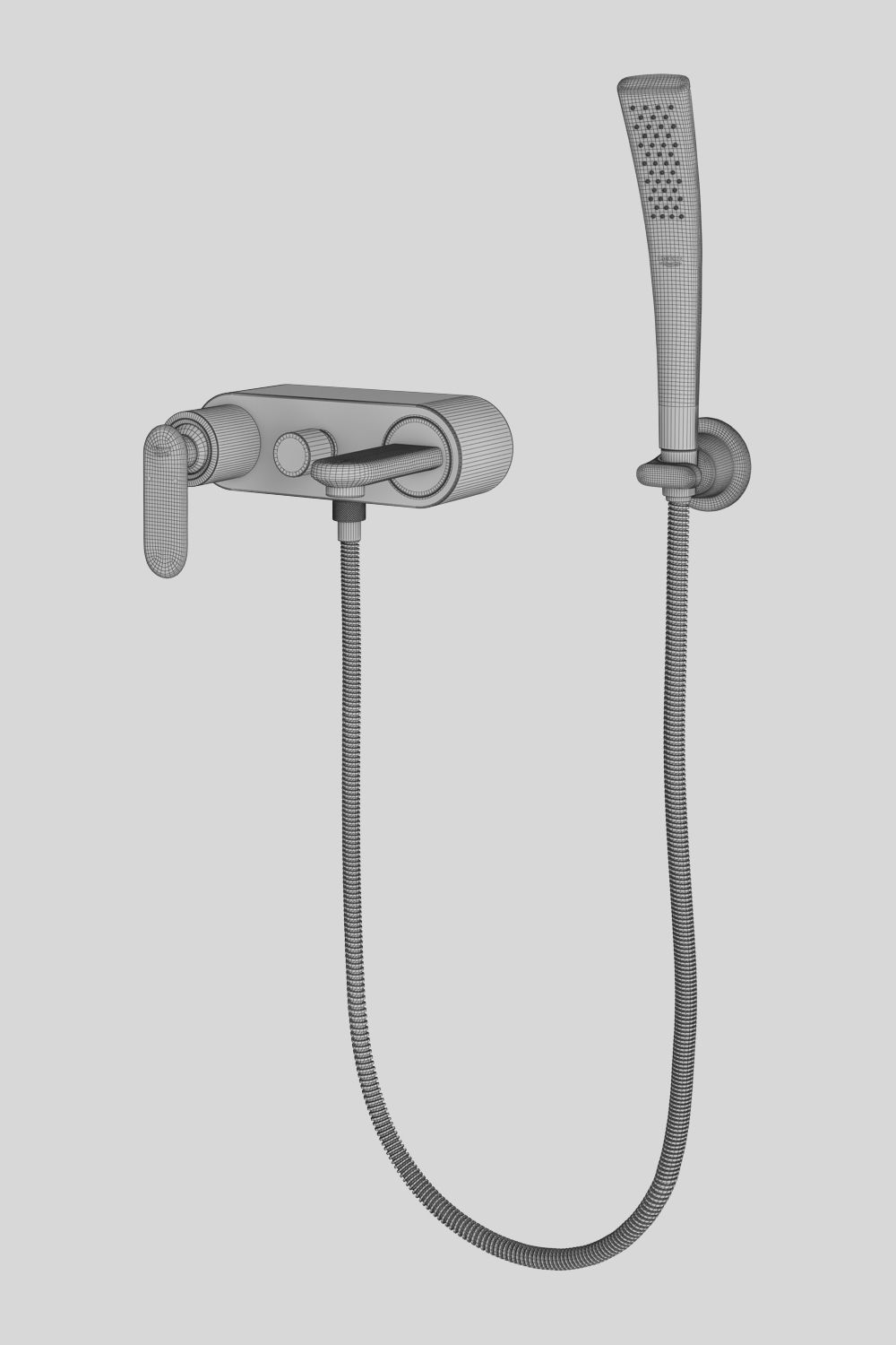 Faucets and shower systems GROHE Veris set 70 3D model_18