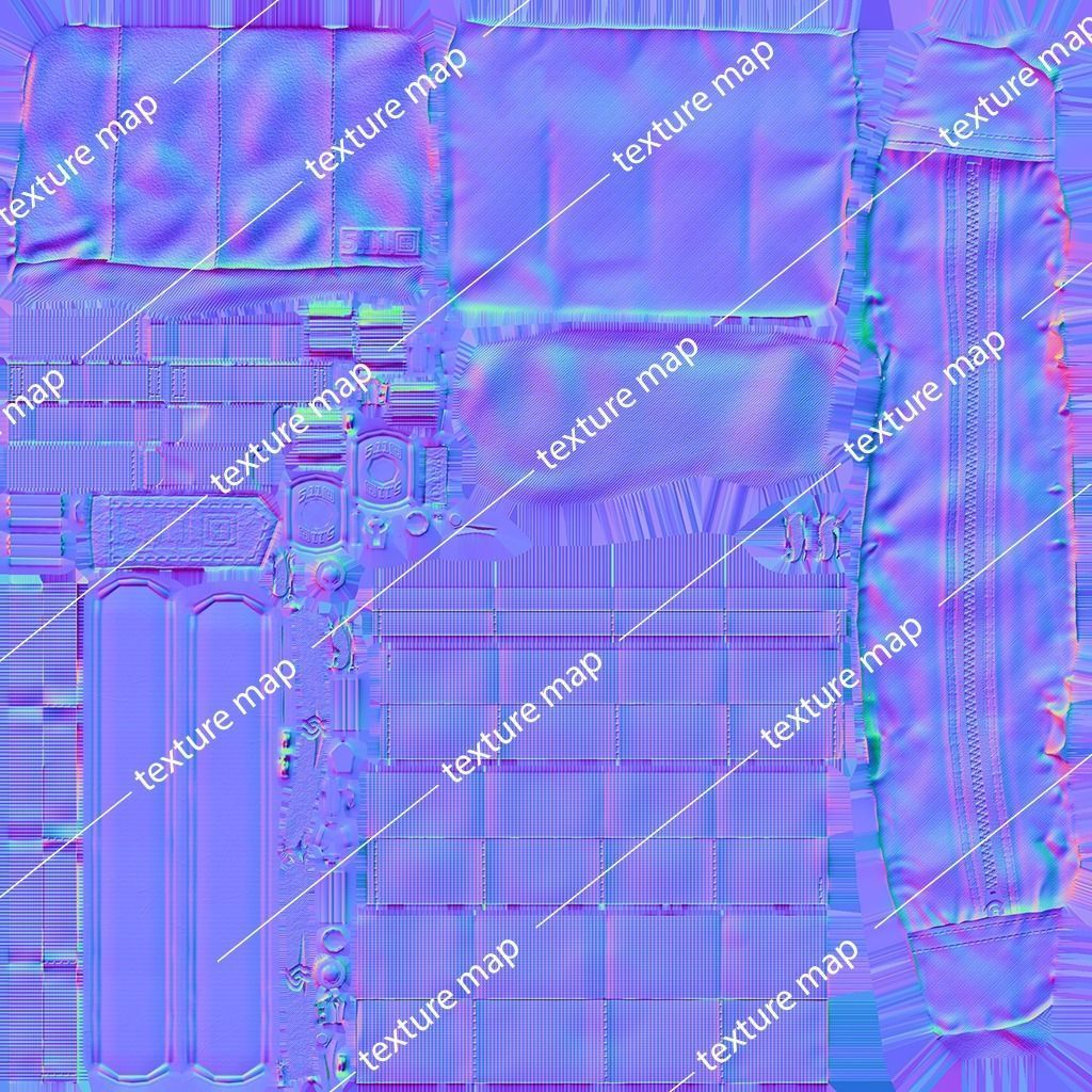 Tactical Pouch Low-poly 3D model_37