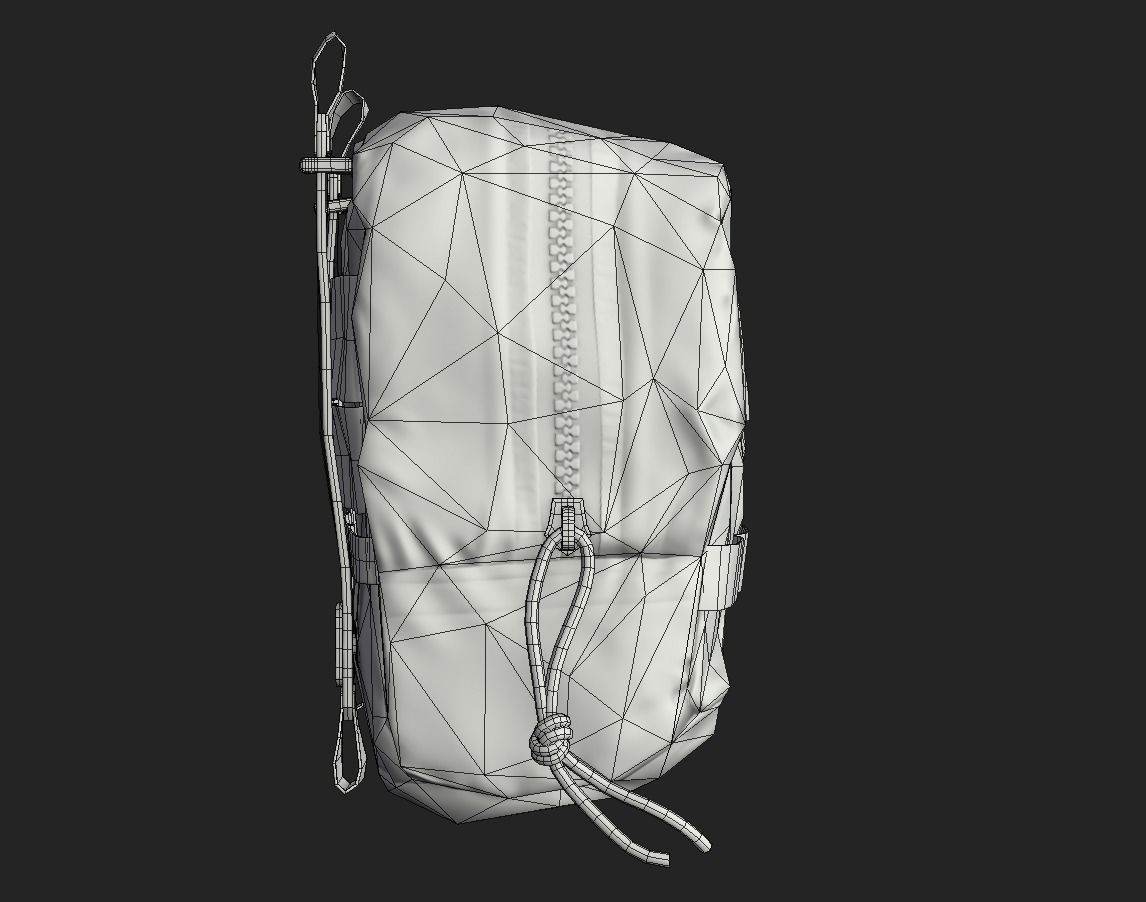 Tactical Pouch Low-poly 3D model_43