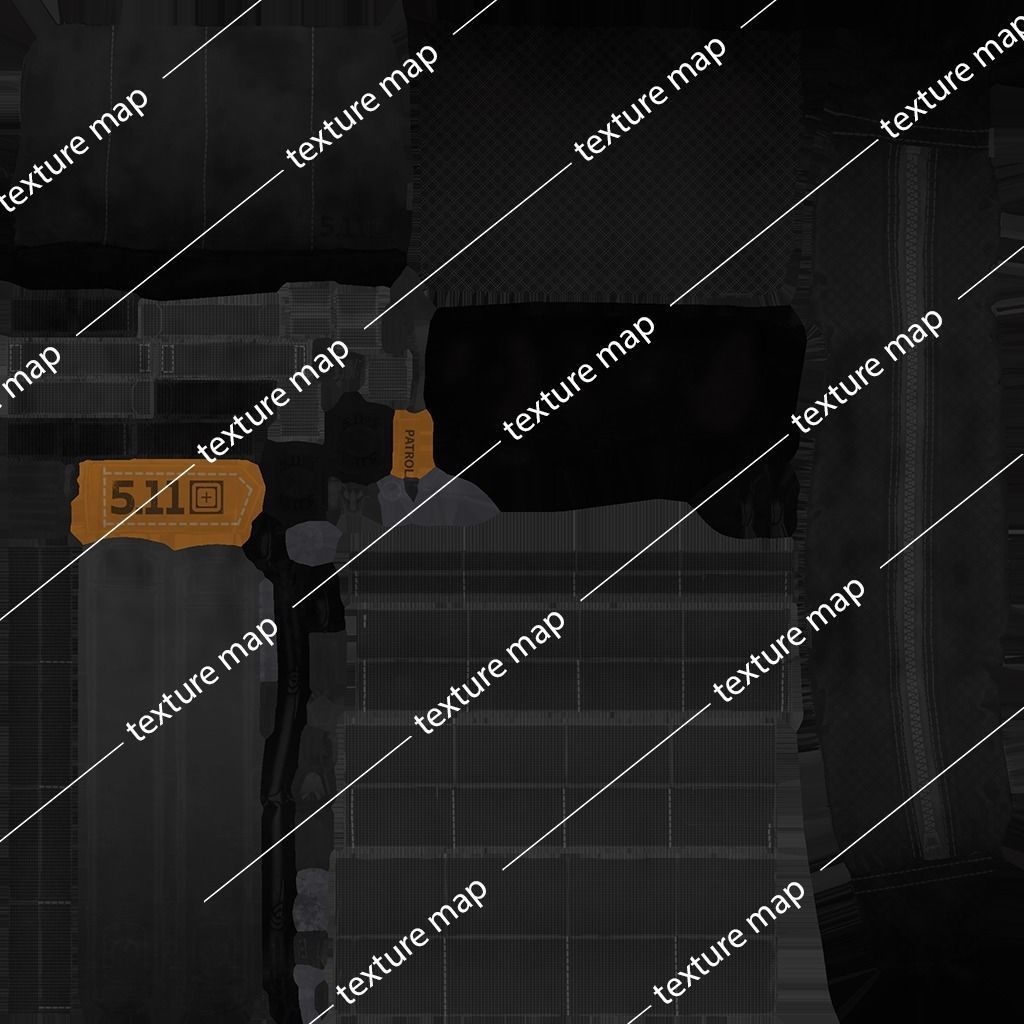 Tactical Pouch Low-poly 3D model_32