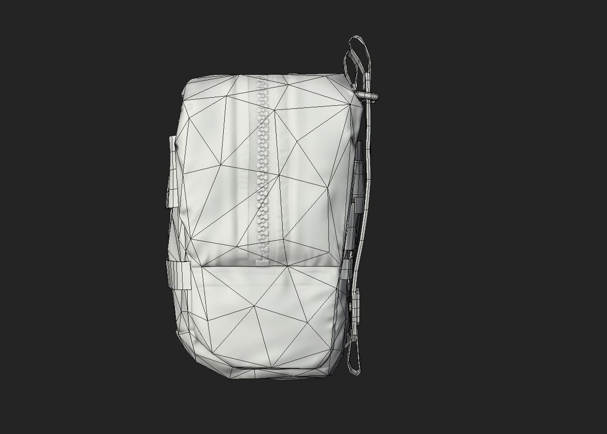 Tactical Pouch Low-poly 3D model_41