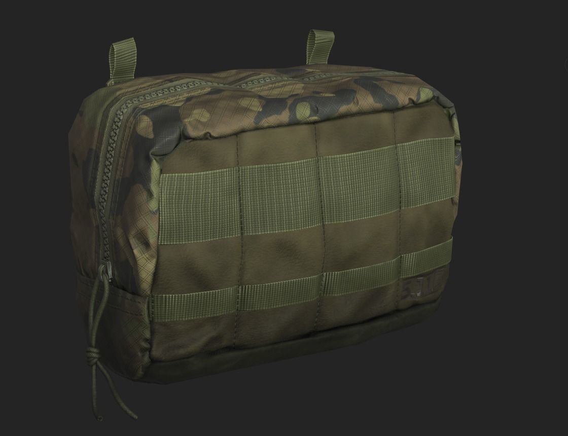 Tactical Pouch Low-poly 3D model_20