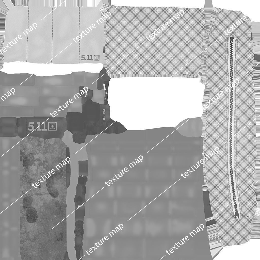 Tactical Pouch Low-poly 3D model_31