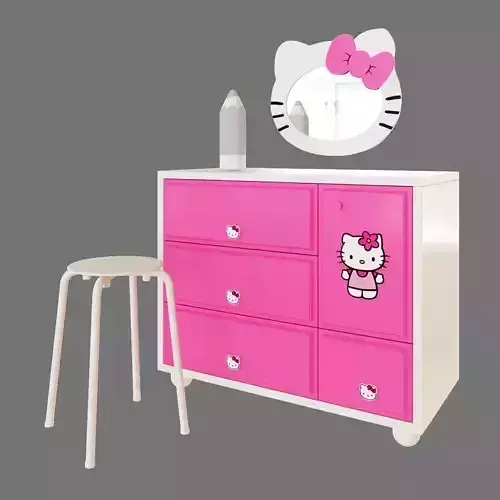 HELLO Kitty dressing table