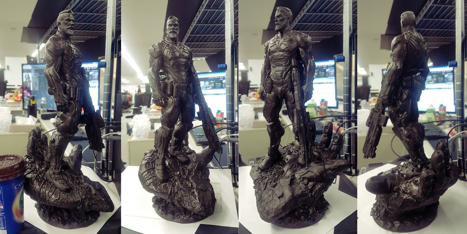 armed soldier stl files 3D print model_3