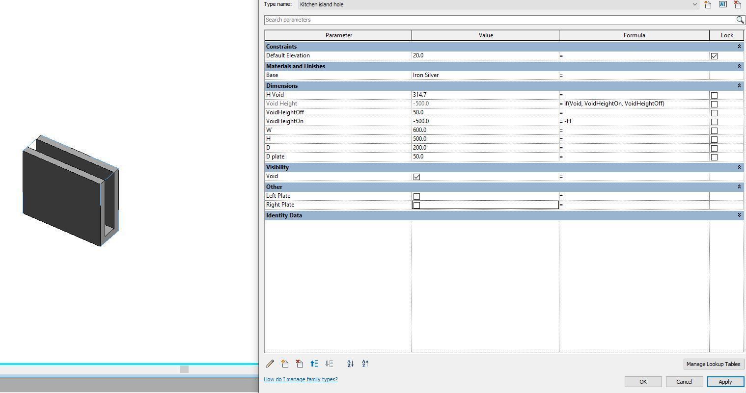 Full Parametric Kitchen Created in Revit 3D model 3 3D model_21
