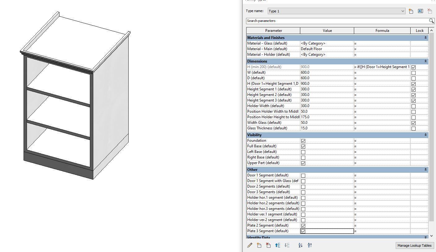 Full Parametric Kitchen Created in Revit 3D model 3 3D model_6