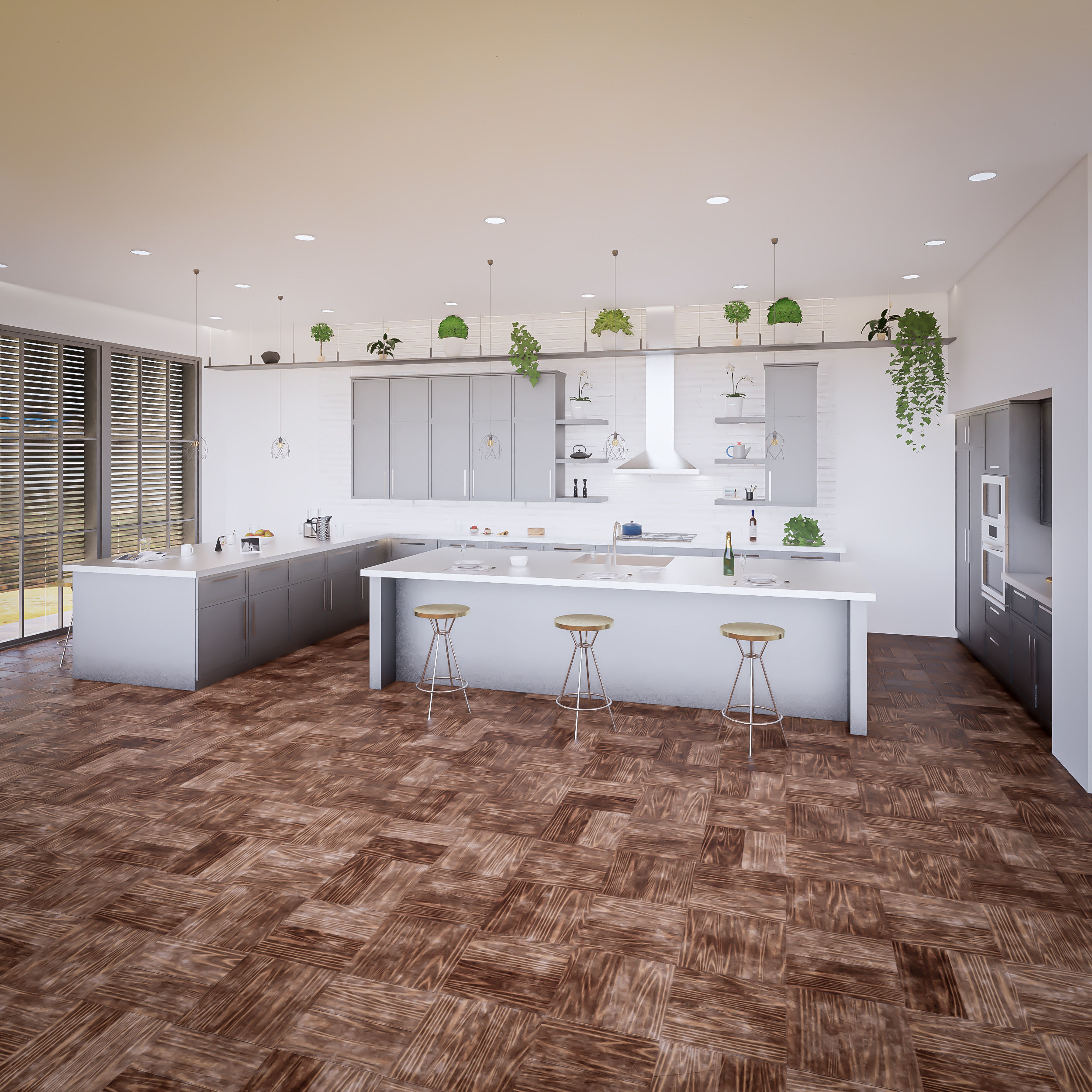 Full Parametric Kitchen Created in Revit 3D model 3 3D model_32