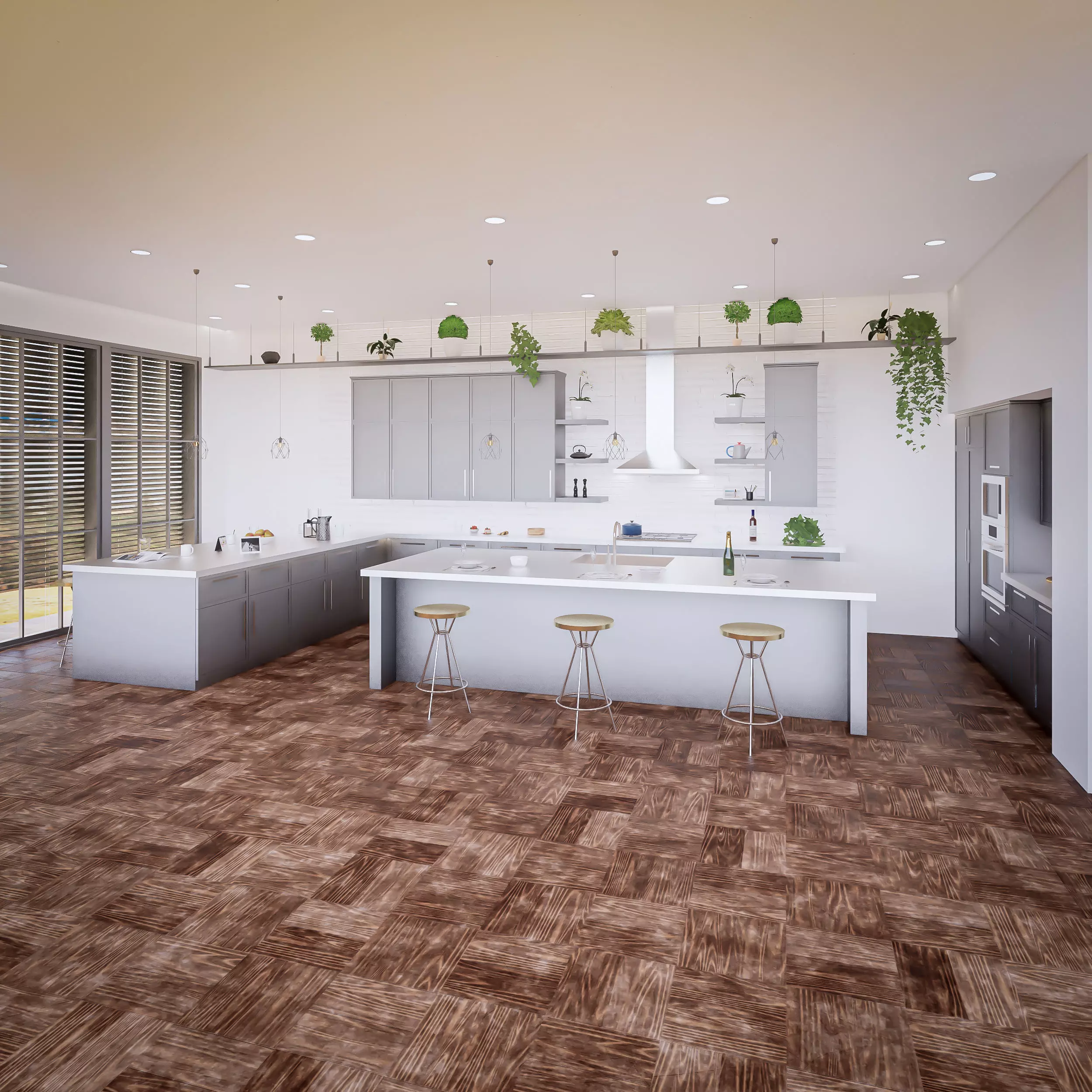 Full Parametric Kitchen Created in Revit 3D model 3 3D model_0