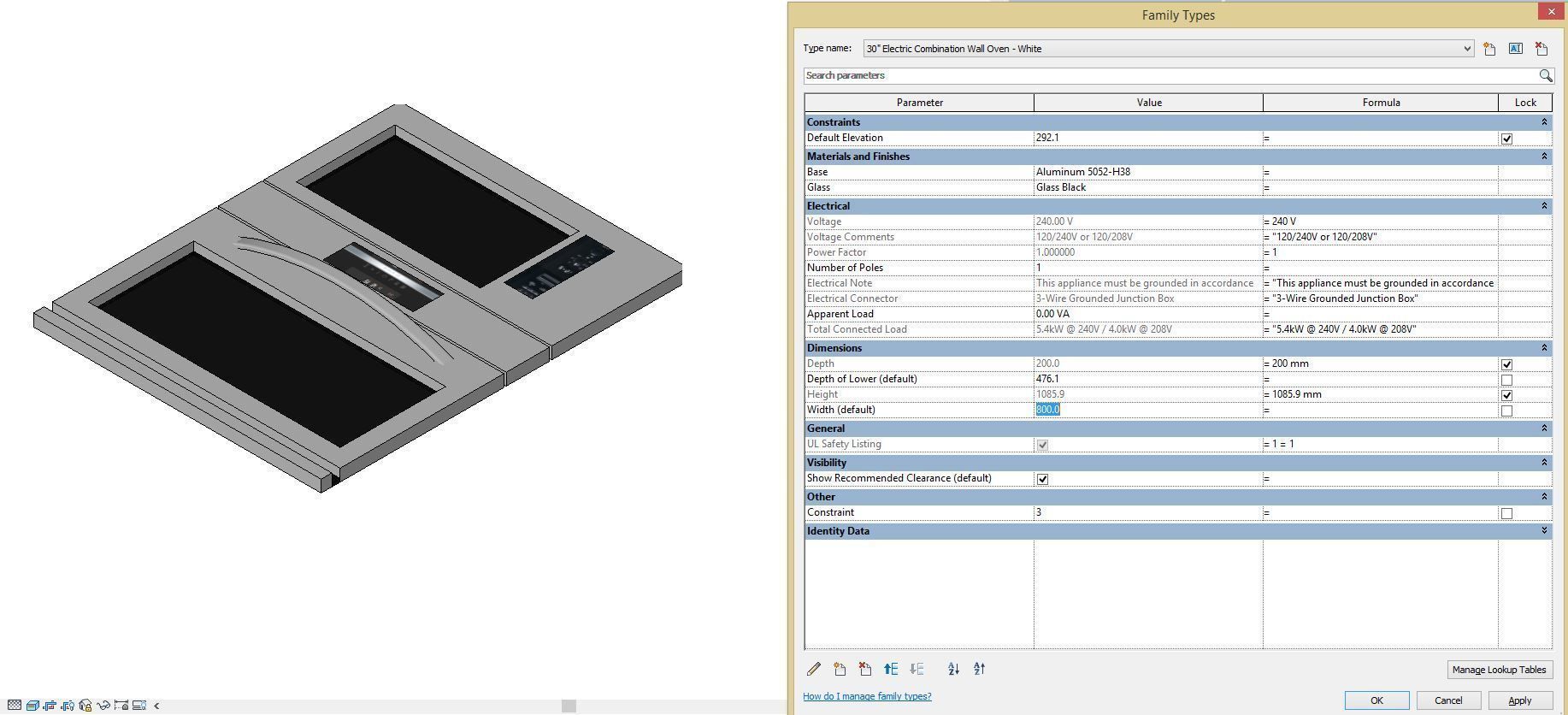 Full Parametric Kitchen Created in Revit 3D model 3 3D model_10