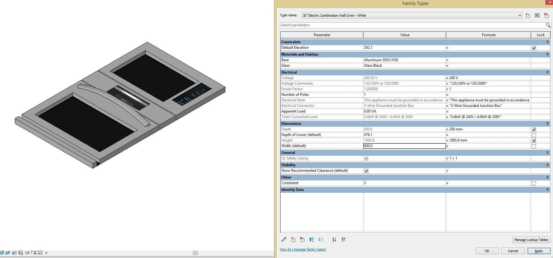 Full Parametric Kitchen Created in Revit 3D model 3 3D model_11