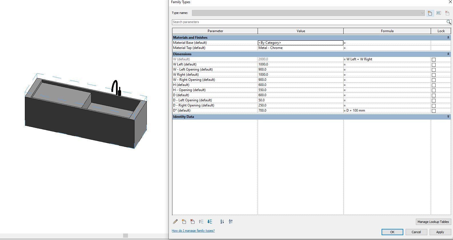 Full Parametric Kitchen Created in Revit 3D model 3 3D model_12