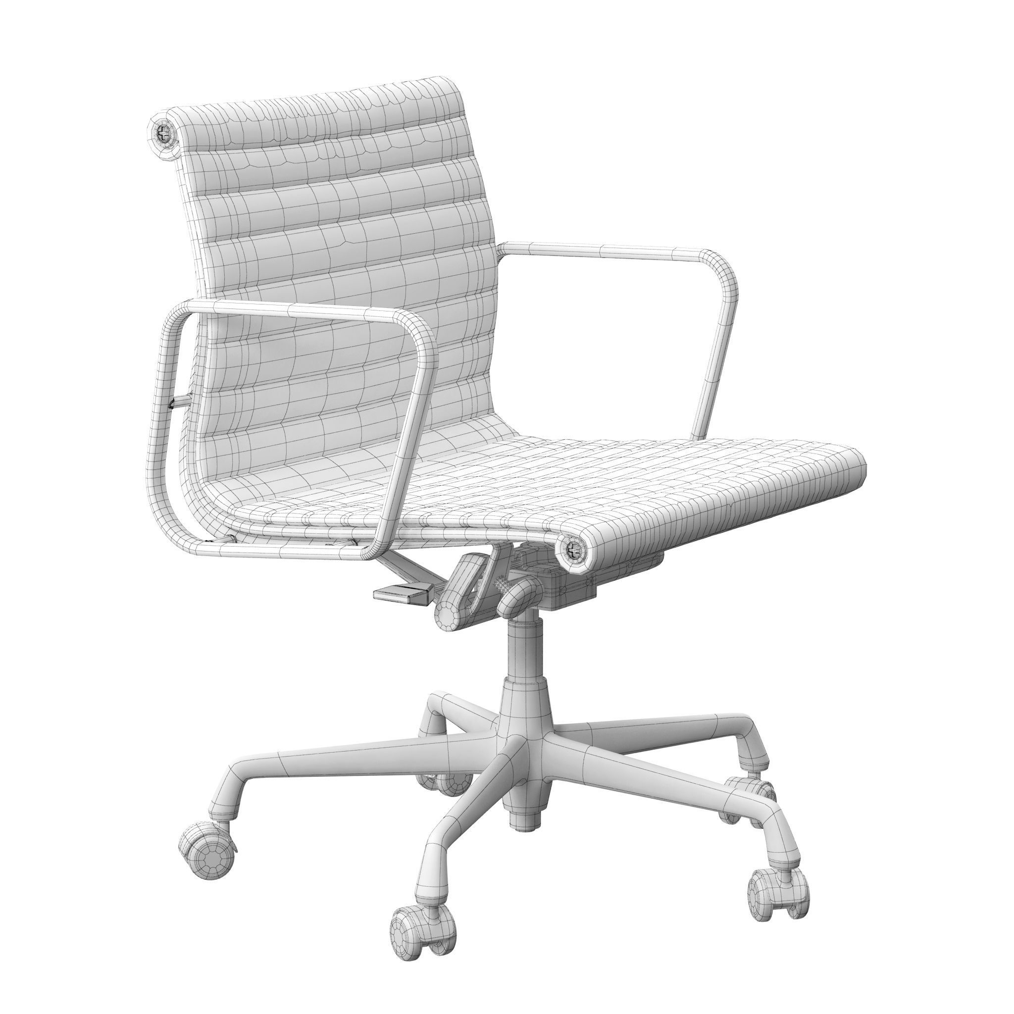 Vitra EA118 chair model 3D model_2