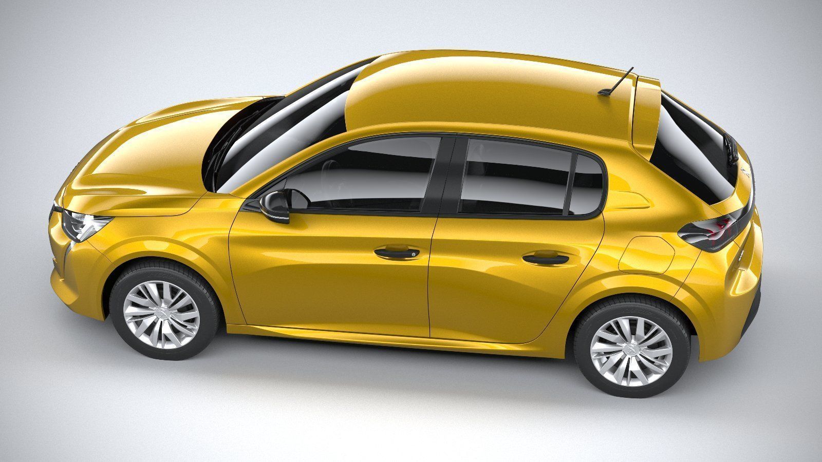Peugeot 208 basic 2020 3D model_9