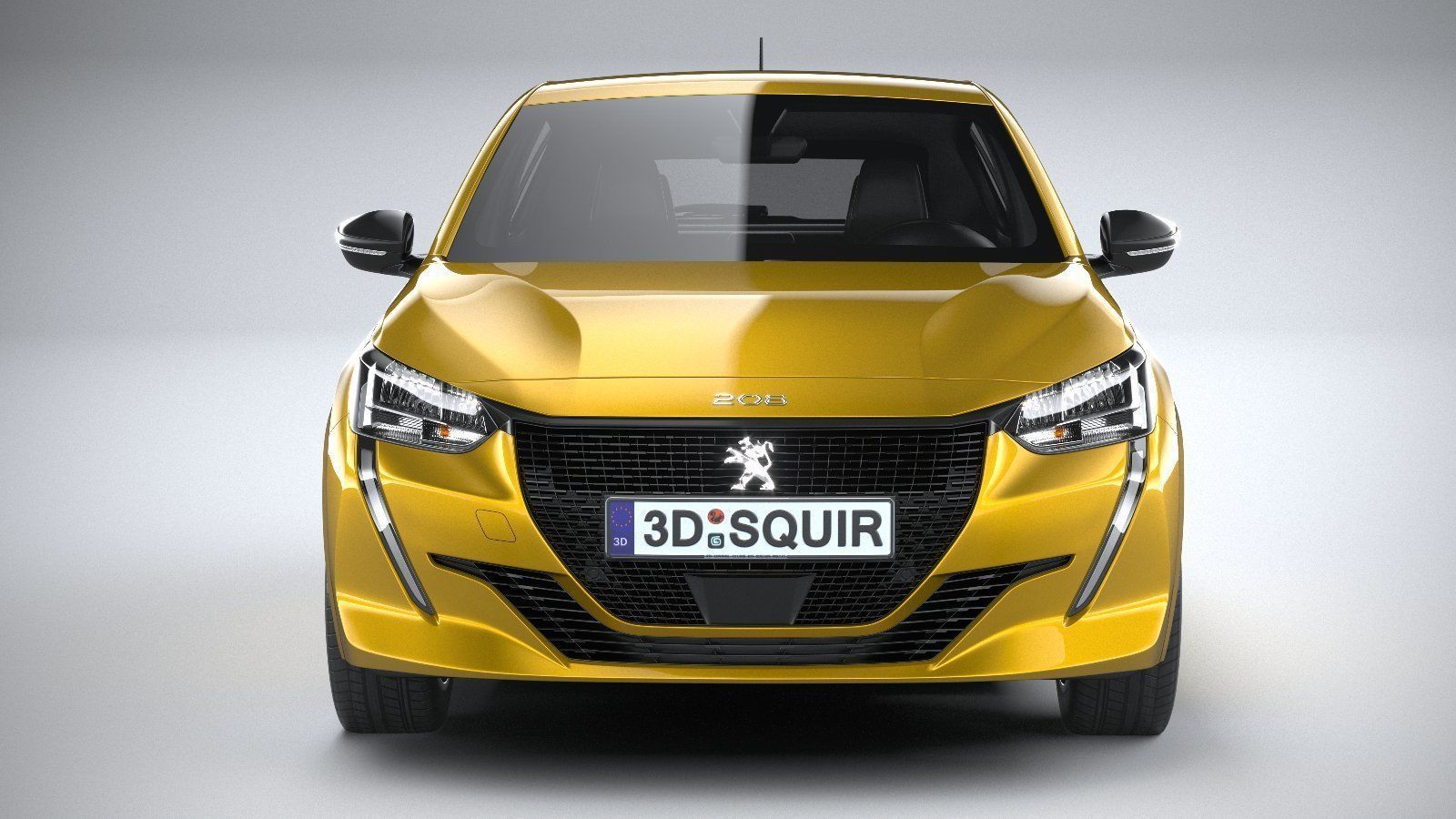 Peugeot 208 basic 2020 3D model_13