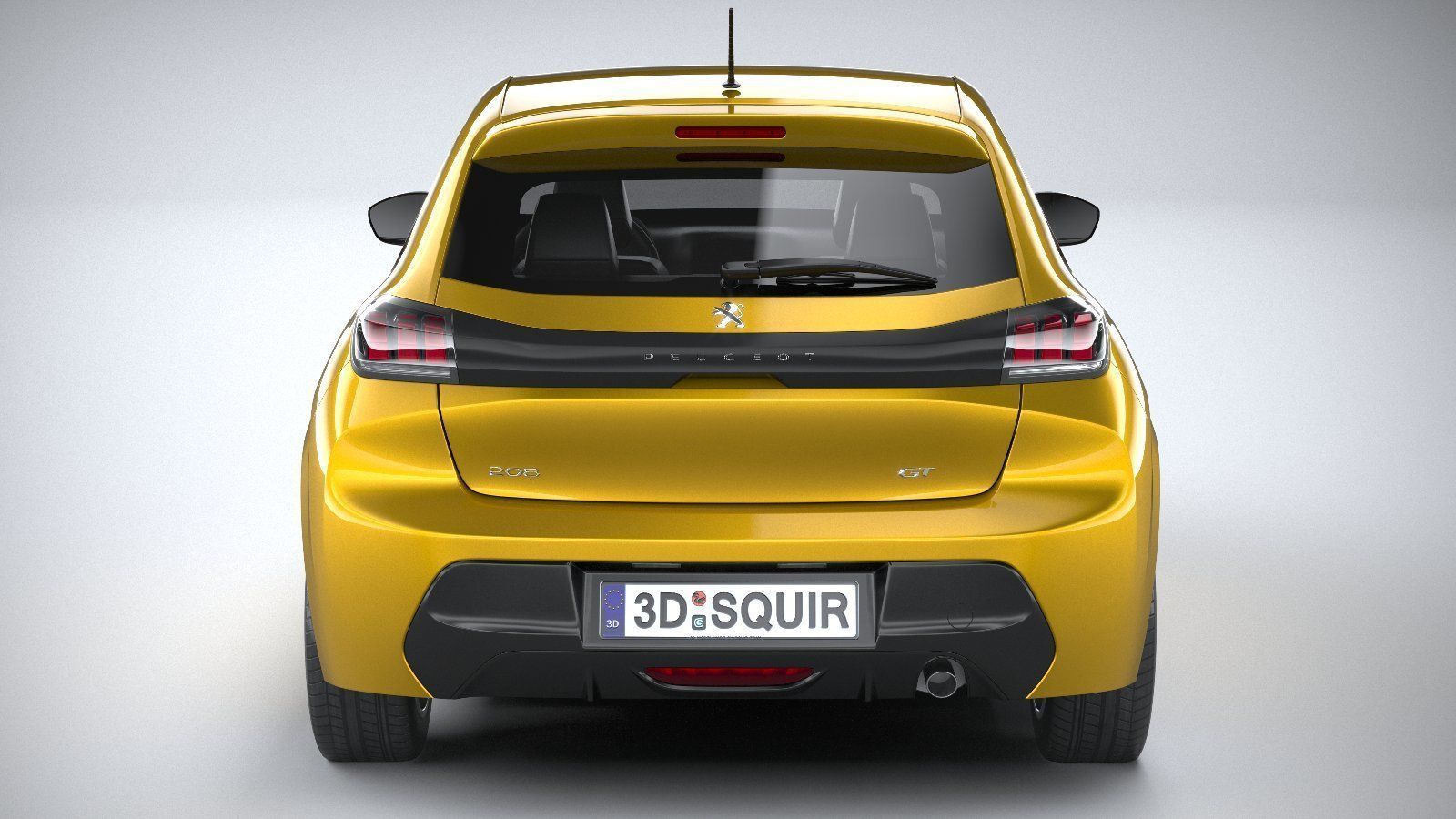 Peugeot 208 basic 2020 3D model_4