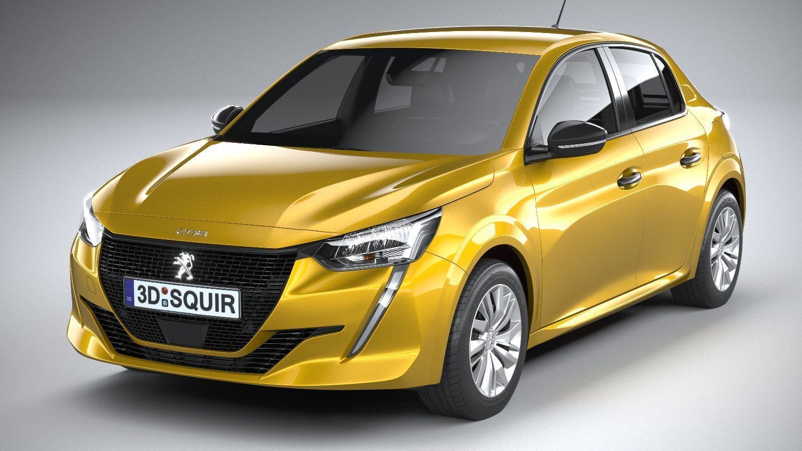 Peugeot 208 basic 2020 3D model_1