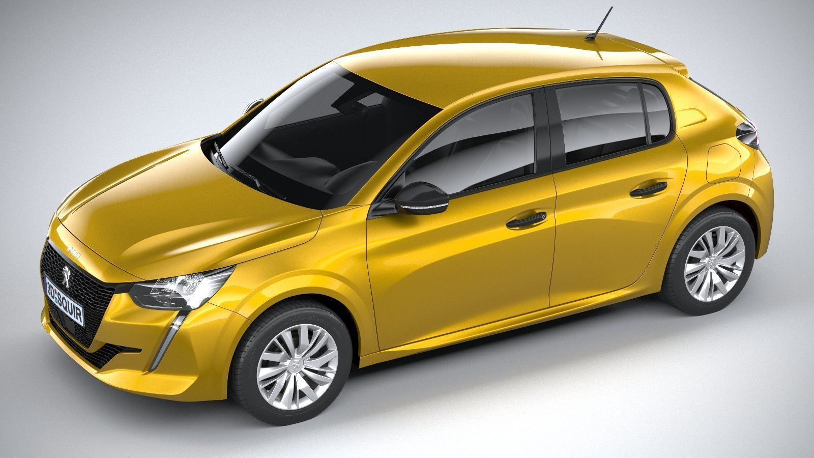 Peugeot 208 basic 2020 3D model_7