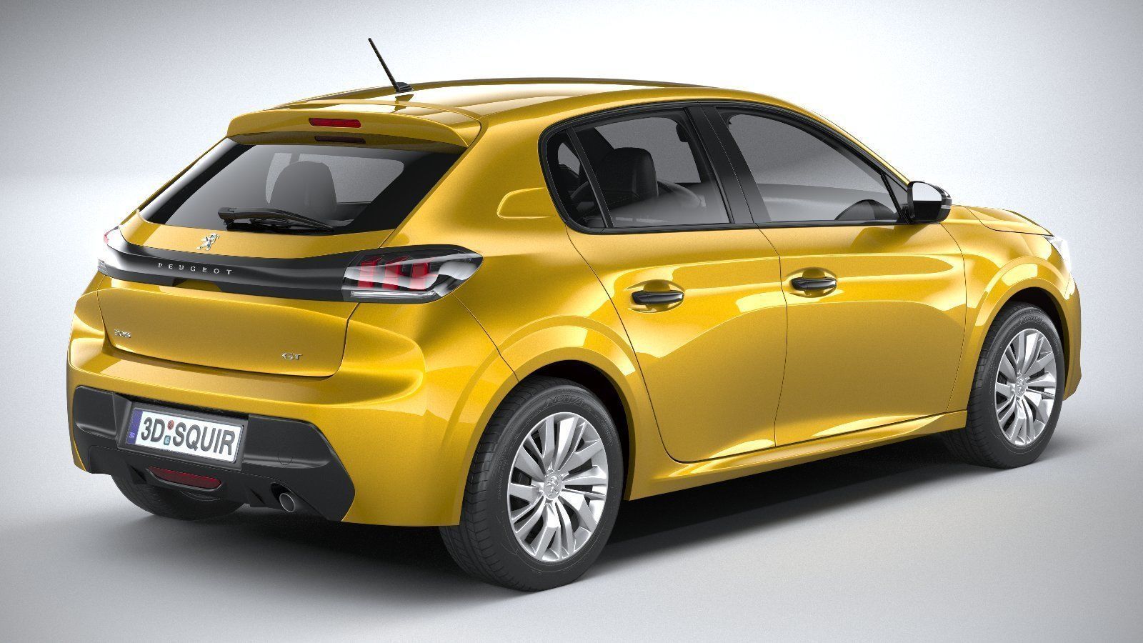 Peugeot 208 basic 2020 3D model_18