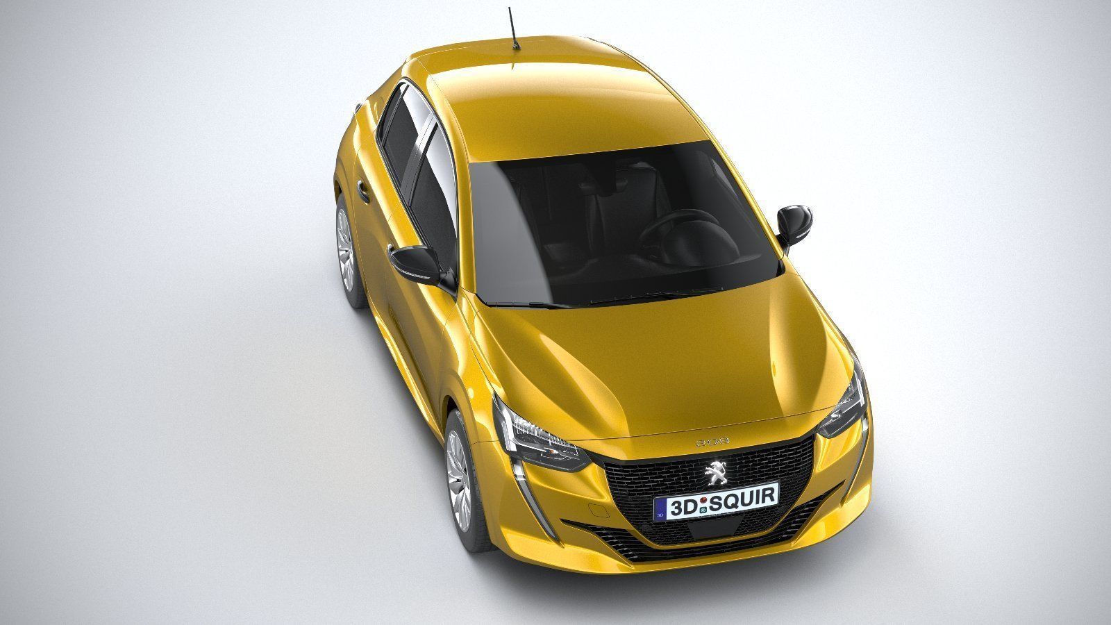 Peugeot 208 basic 2020 3D model_12