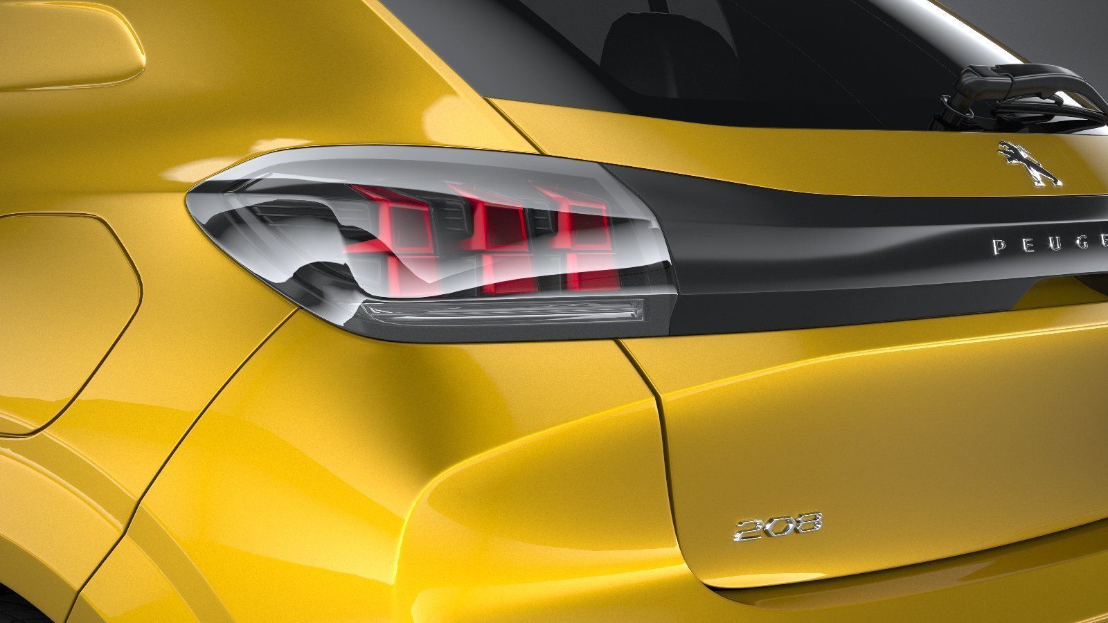 Peugeot 208 basic 2020 3D model_15