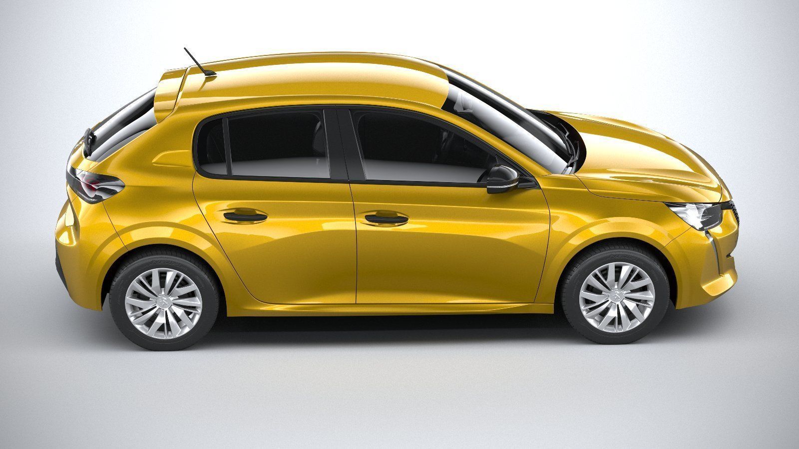 Peugeot 208 basic 2020 3D model_11