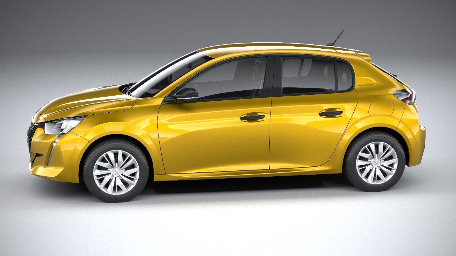 Peugeot 208 basic 2020 3D model_8