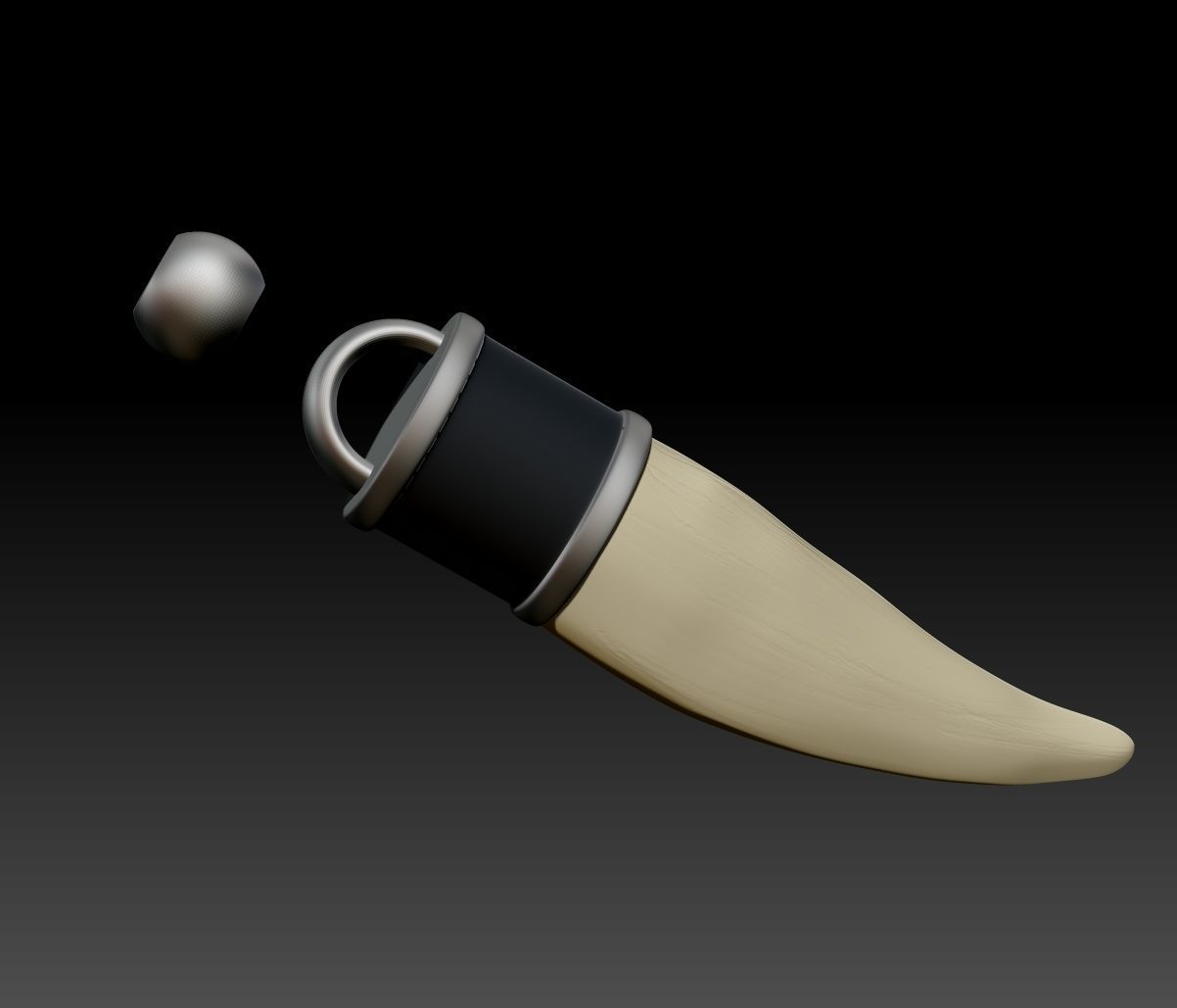 DMC5 V Ring 3D print model_3