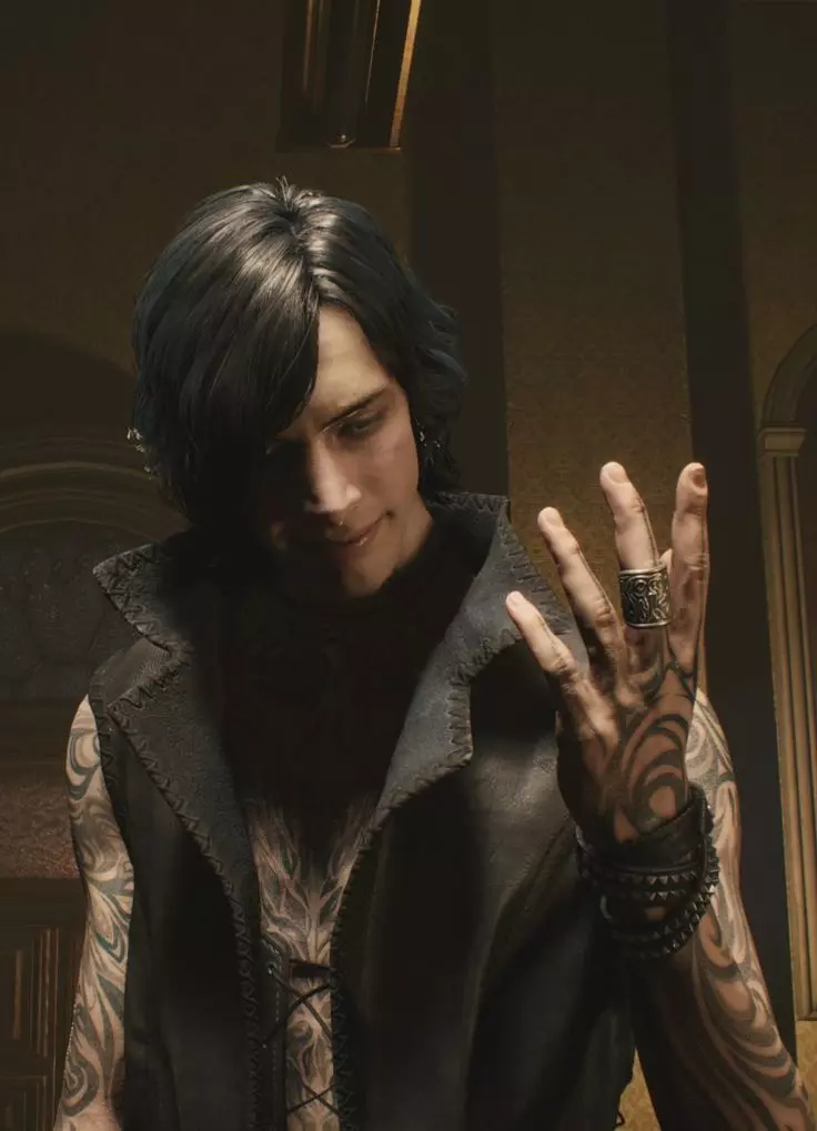 DMC5 V Ring 3D print model_0