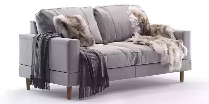 Capri sofa 183 cm 3D model