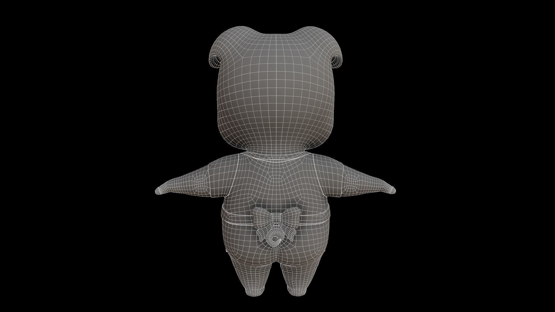 Asset - Cartoons - Animal - Pig - Rig 3D model_10