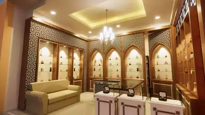 Perfume Shop Interior 3D model