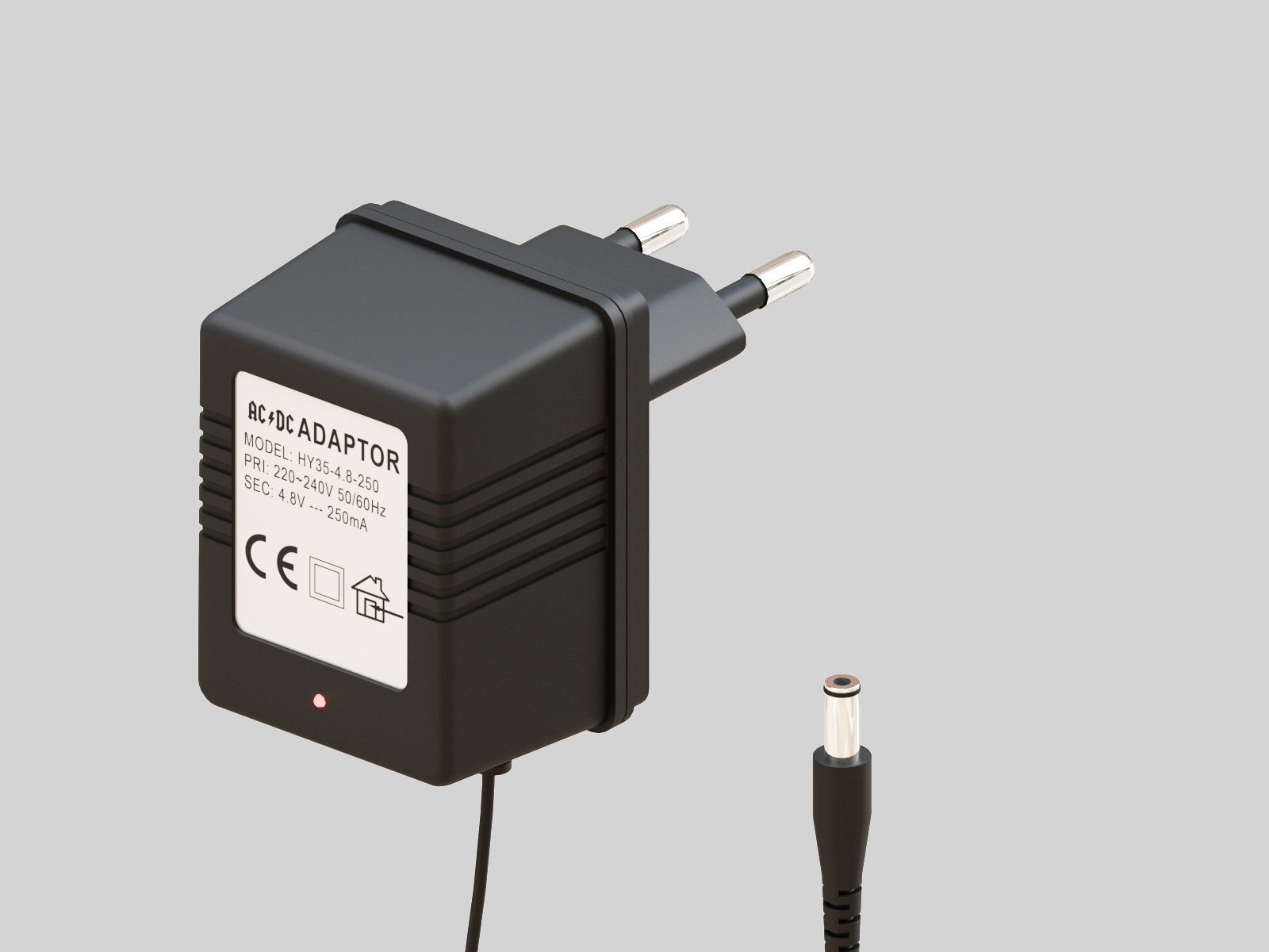 Plugs wall socket with outlet 3D model_4