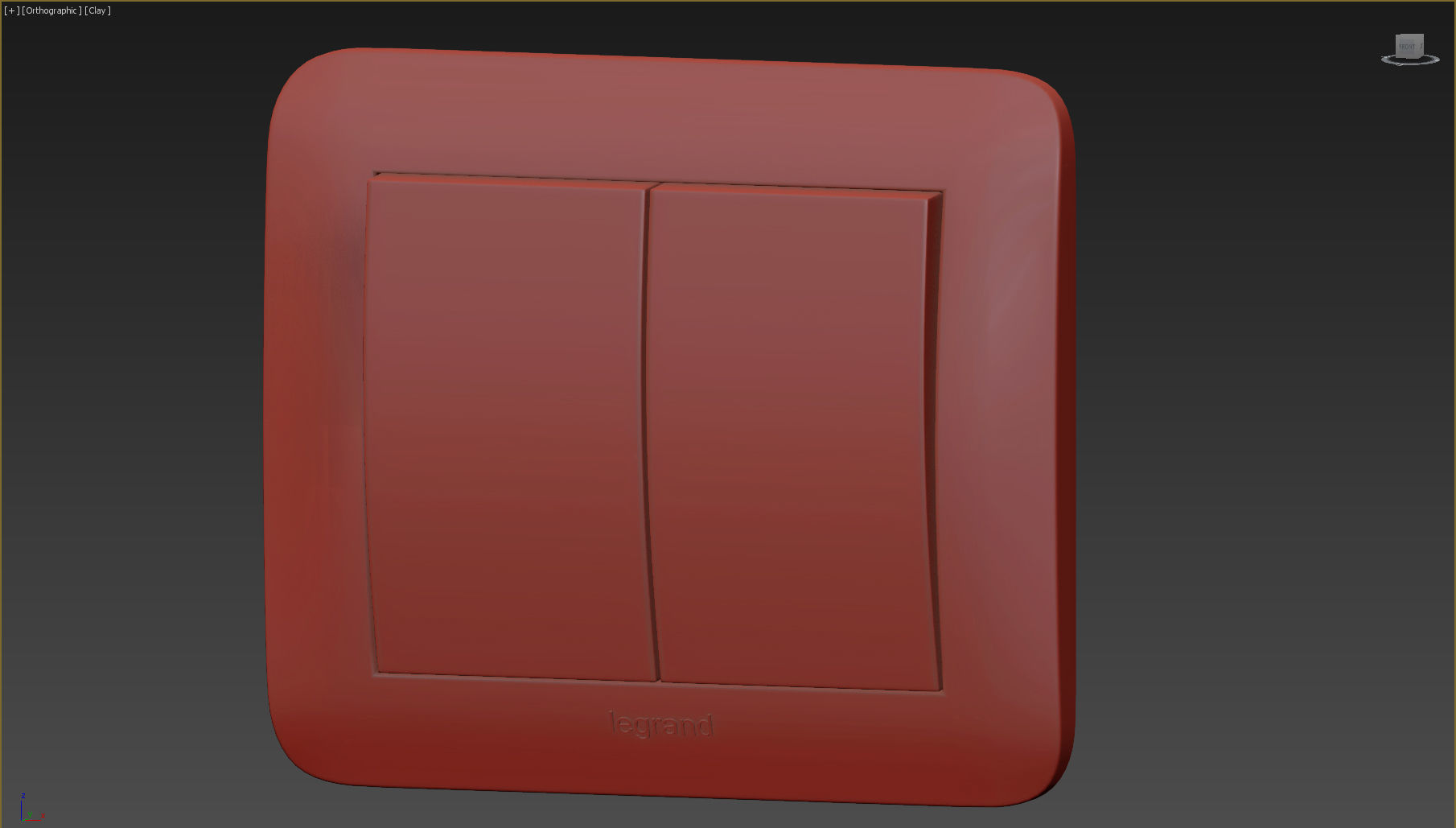 Plugs wall socket with outlet 3D model_21