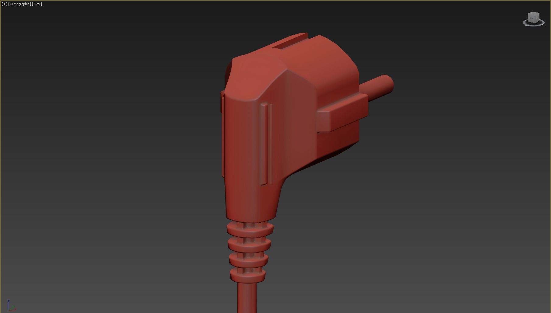 Plugs wall socket with outlet 3D model_11