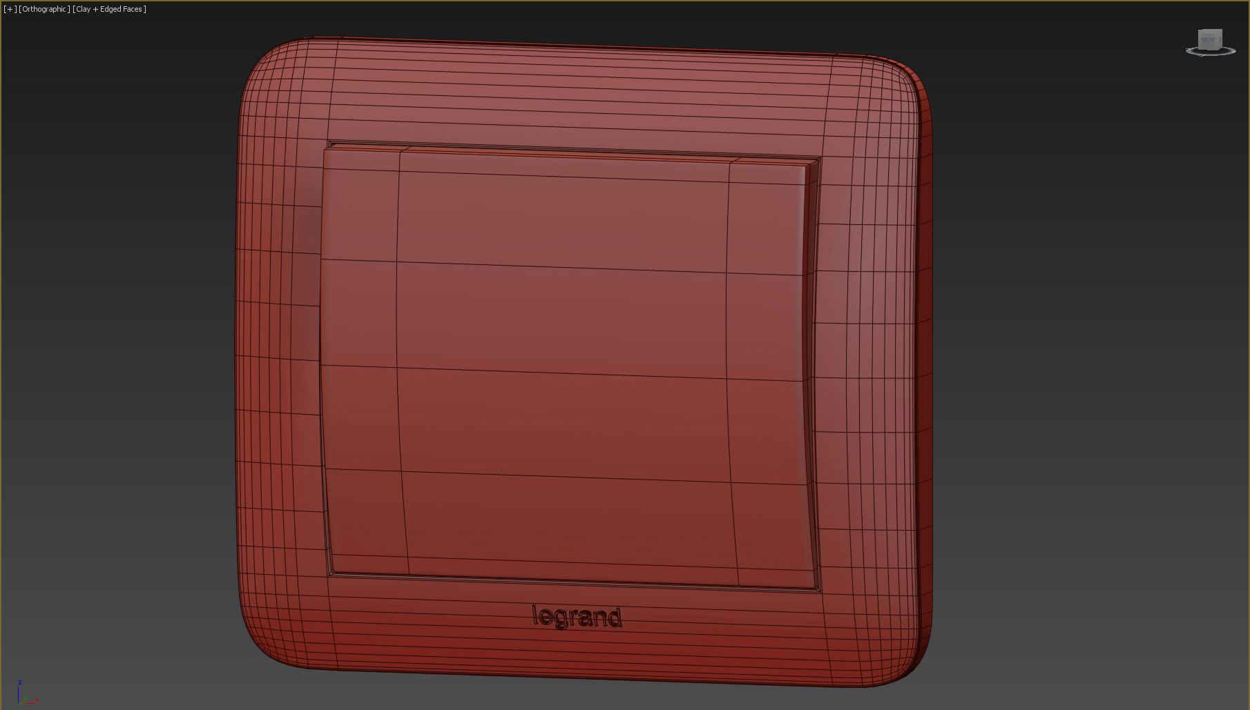 Plugs wall socket with outlet 3D model_22