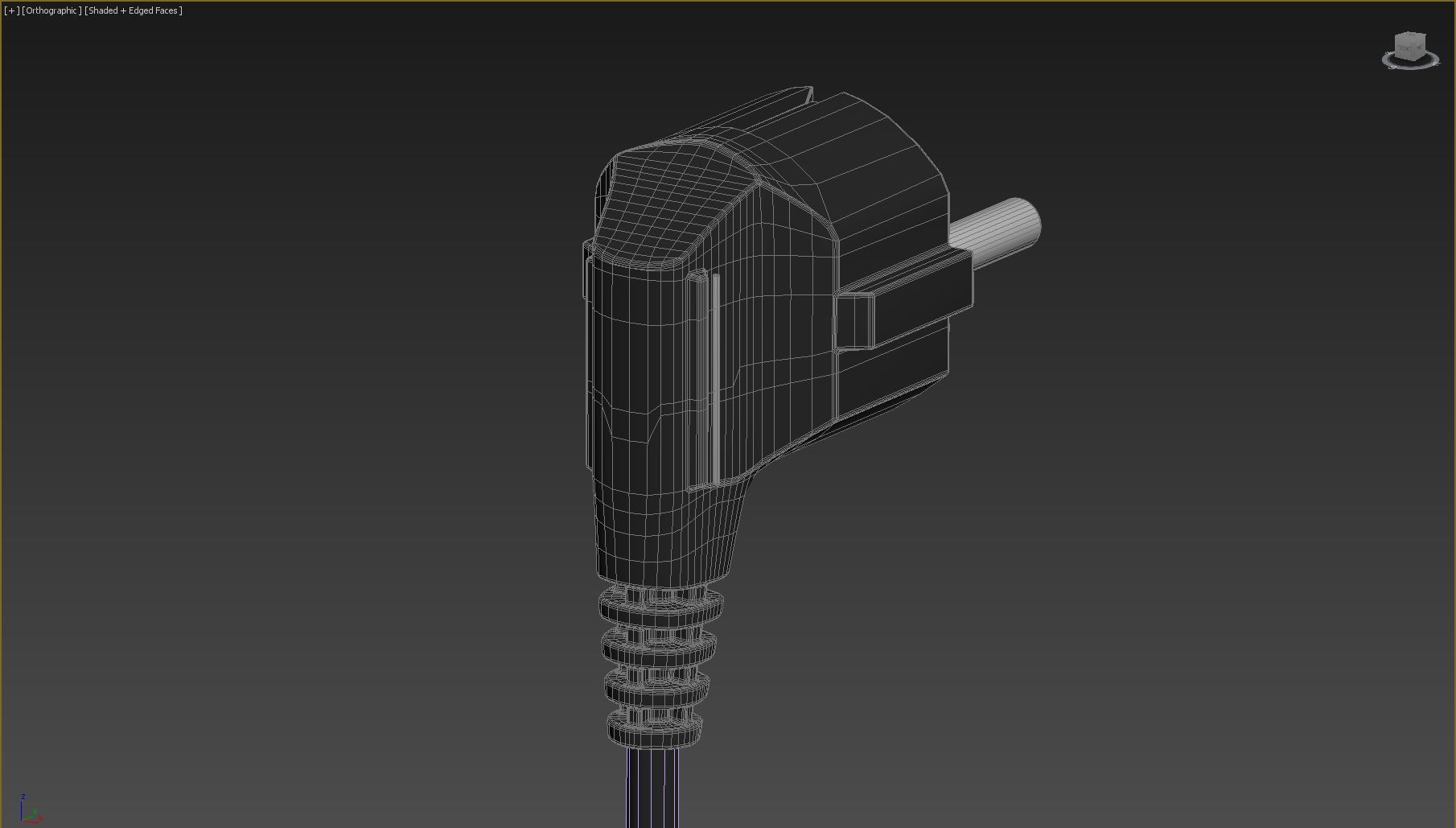 Plugs wall socket with outlet 3D model_10