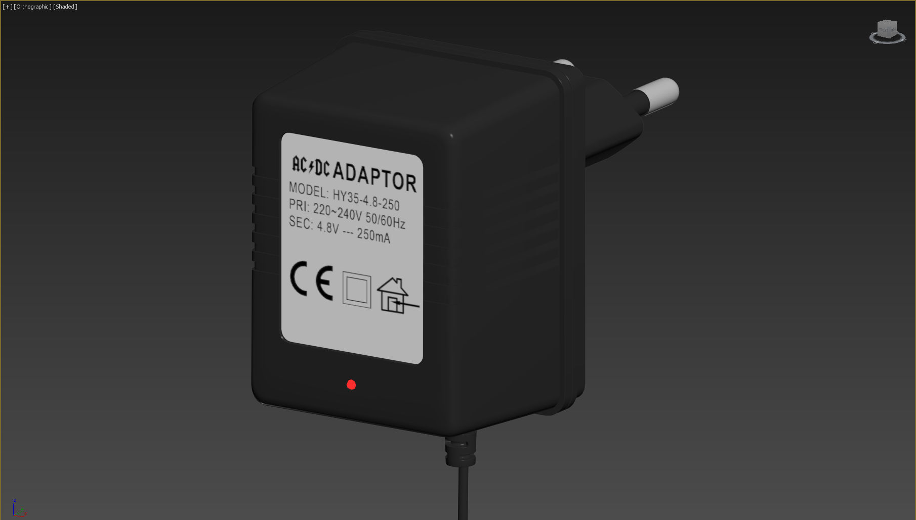 Plugs wall socket with outlet 3D model_13