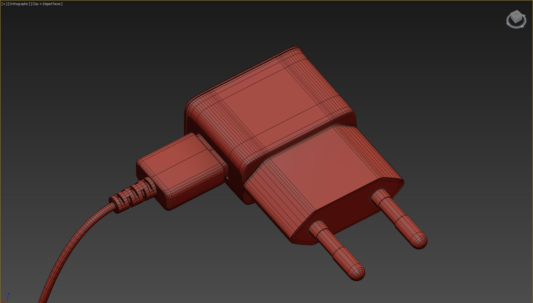 Plugs wall socket with outlet 3D model_14