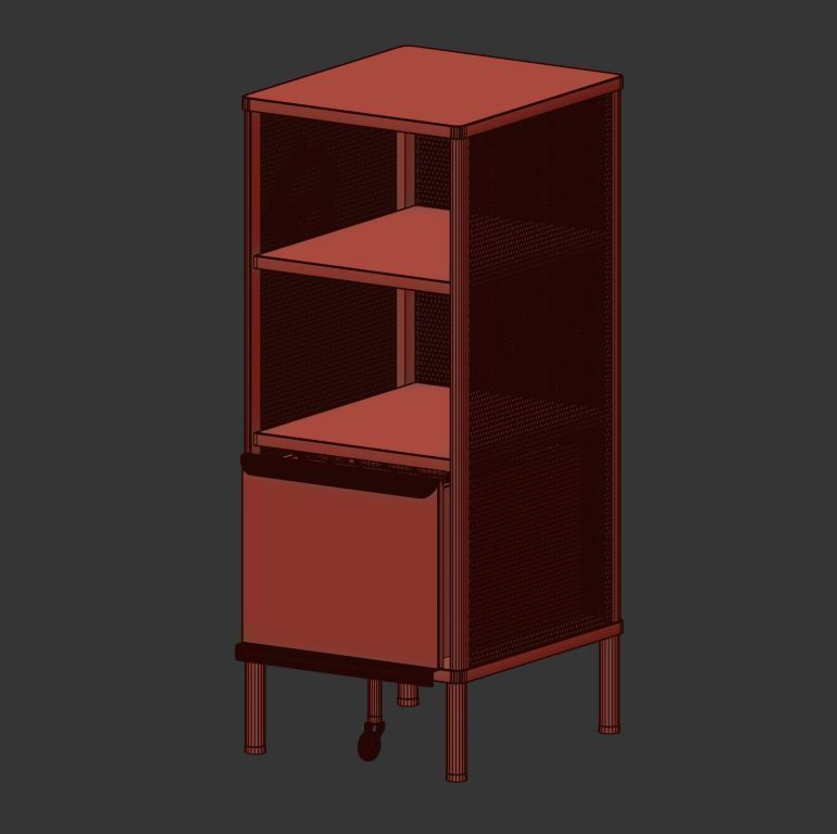 BEKANT cabinet 3D model_6