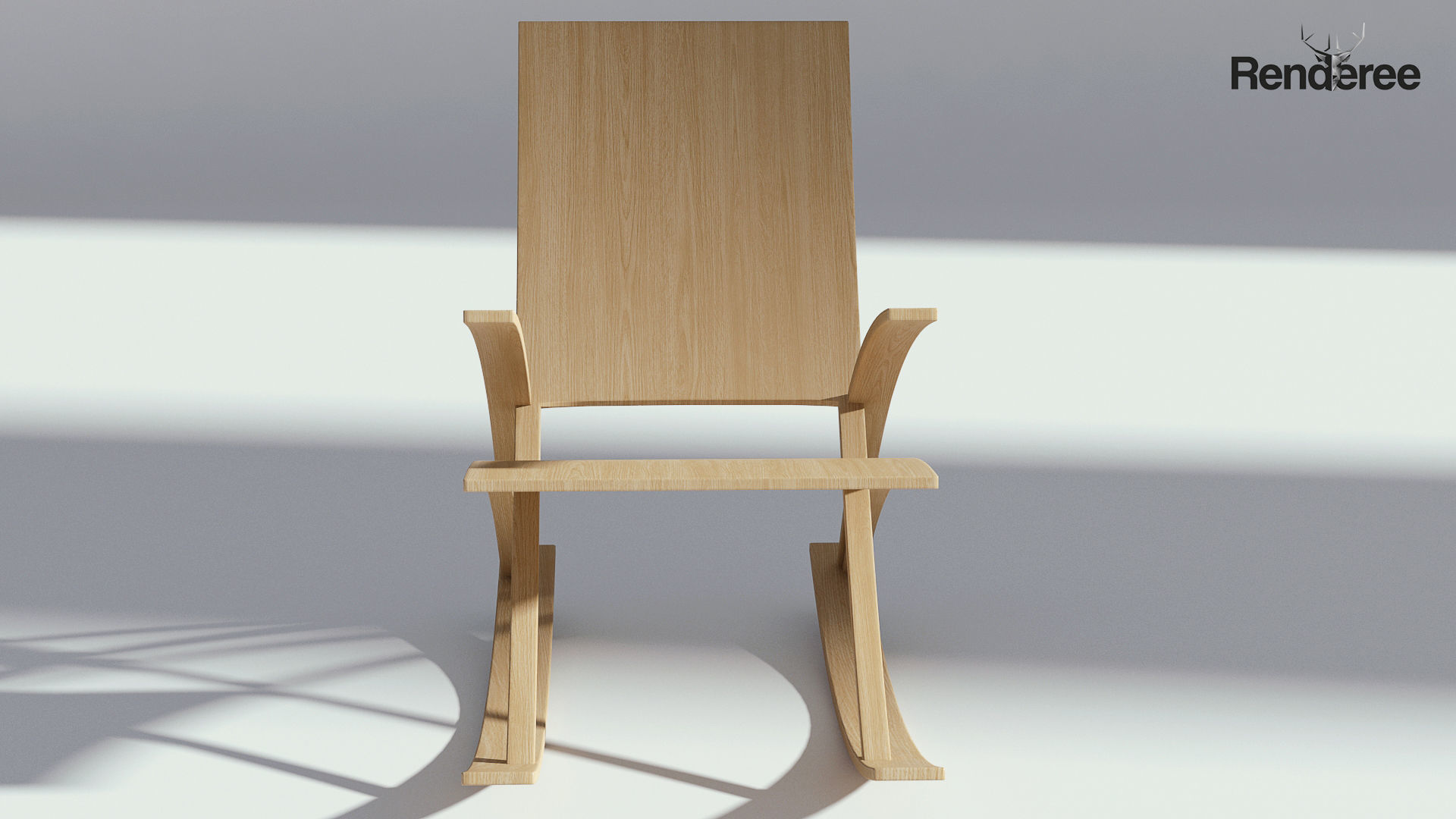 Chairs Set metal chair 3D model_39