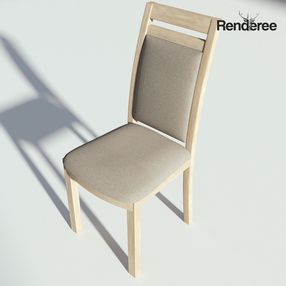 Chairs Set metal chair 3D model_48