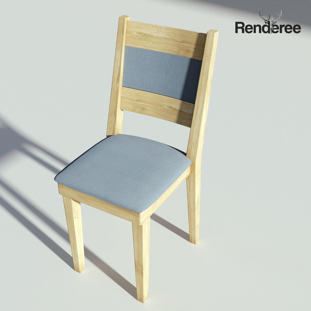 Chairs Set metal chair 3D model_62