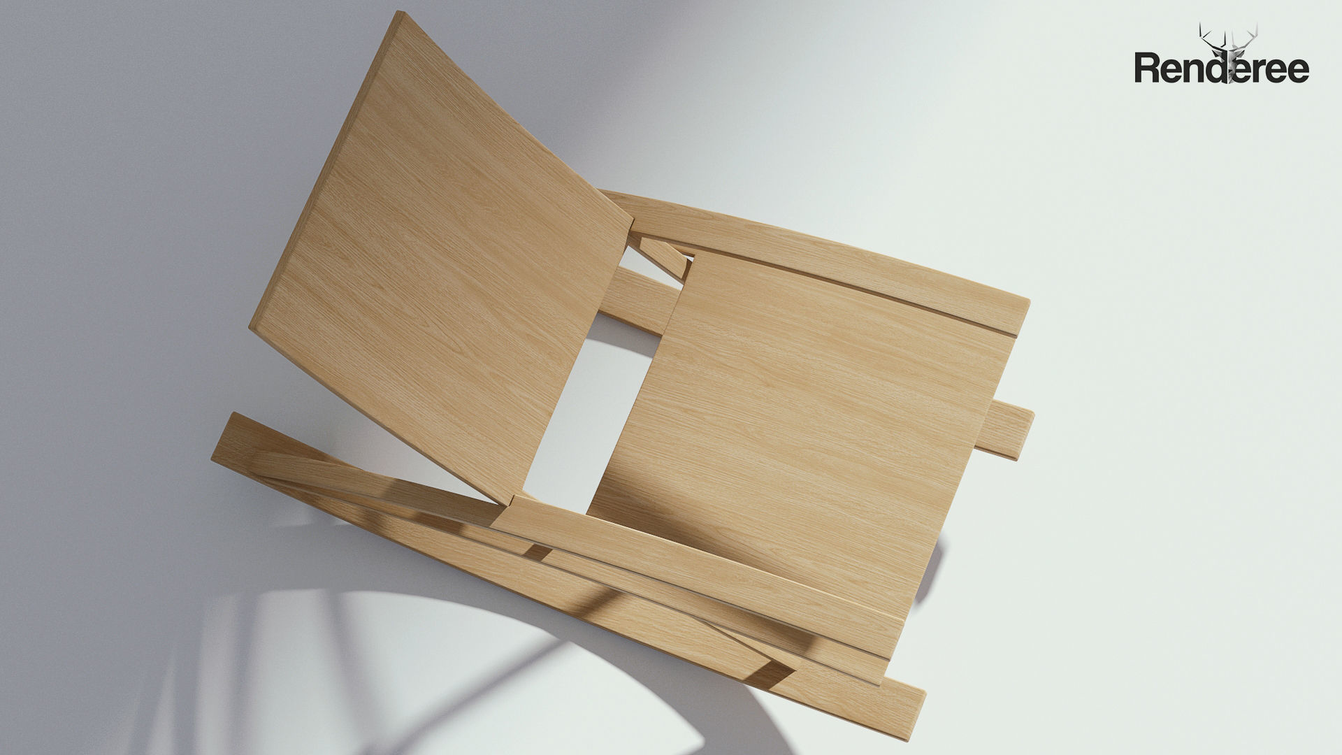 Chairs Set metal chair 3D model_40