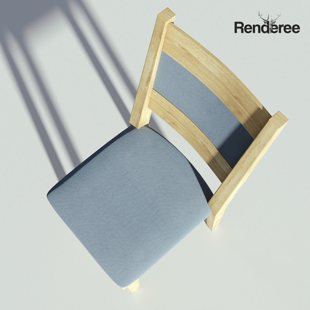 Chairs Set metal chair 3D model_61